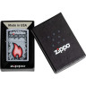 Зажигалка ZIPPO FLAME DESIGN STREET CHROME 49576